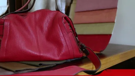 Wasserdichter künstlicher PU-Lederstoff mit großem Litschi-Muster für Sofa-Möbelpolster