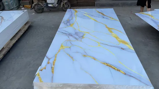 Innenwände Dekoration PVC-Material Schnelle Installation Wandpaneel