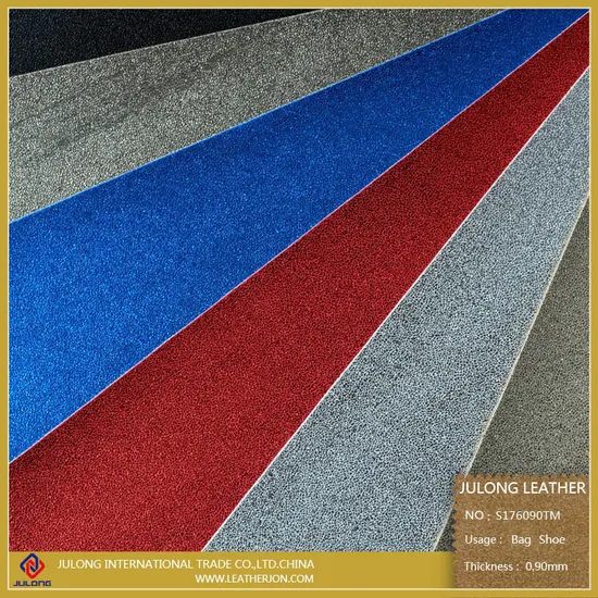 Funkelndes Hot Sale Fashion PU Möbelleder für Schuhe