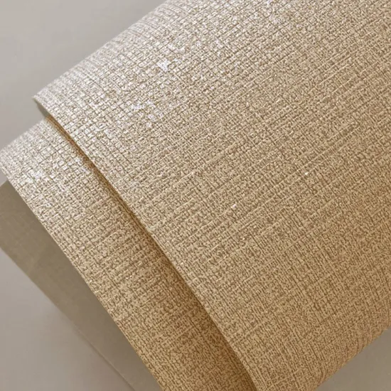 106 cm Breite glänzende Tapete geprägtes Design Tapete einfarbige Textur Home Decoration Hintergrundbild