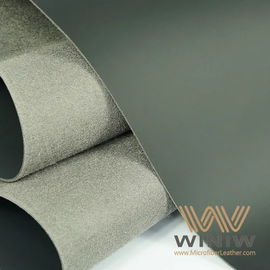 Hoch atmungsaktives, weiches Material PU-Mikrofaserleder für Outdoor-Sportschuhe