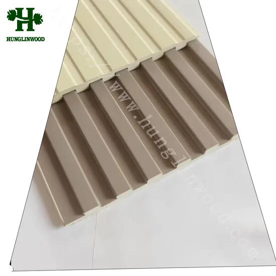 Wasserdichtes dekoratives Innenwand-Rillenwandpaneel